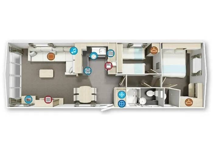 Mobilheim 1 Moewe アパート Mücheln